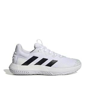 NEW ADIDAS men's sole match control shoe in white/black